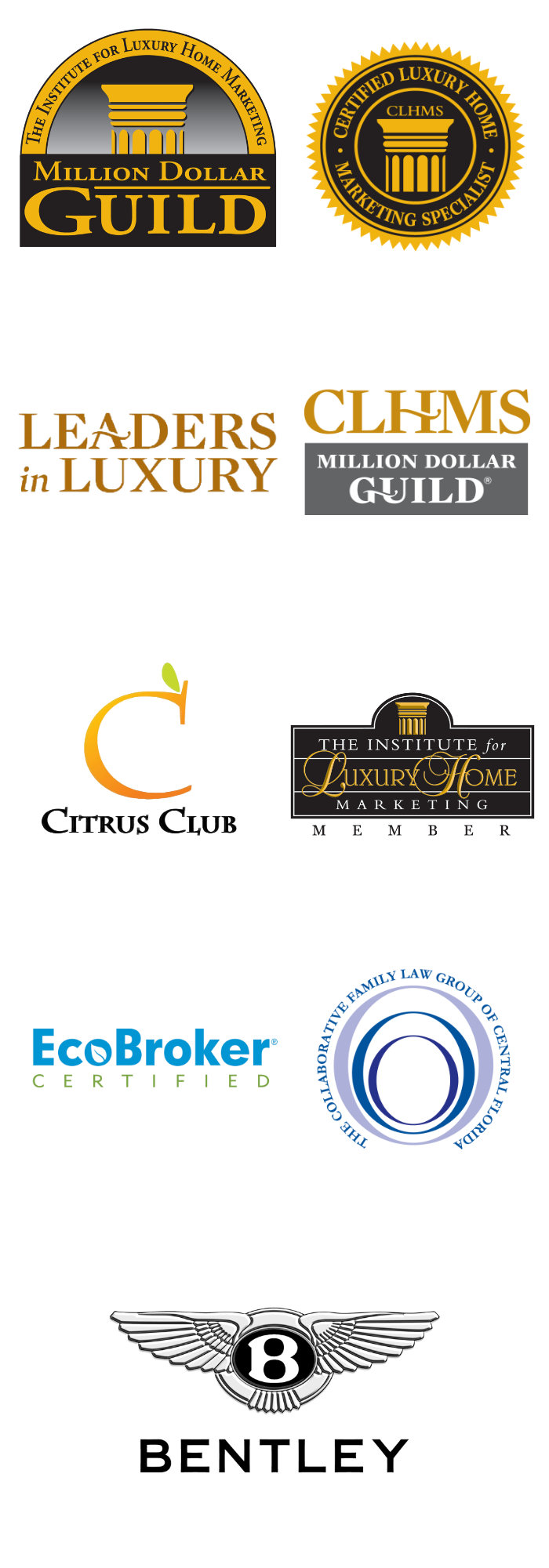 Royalty Real Estate Boutique Awards and Certifications
